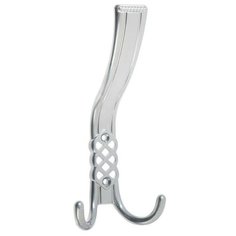 Крючок- вешалка TUNDRA, №31, цвет хром, 1 шт