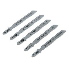 Пилки для лобзика TUNDRA, HSS, по металлу, 5 шт. 50/75 х 2 мм, T118B