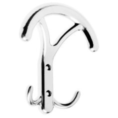 Крючок- вешалка TUNDRA, №20, цвет хром 1 шт.