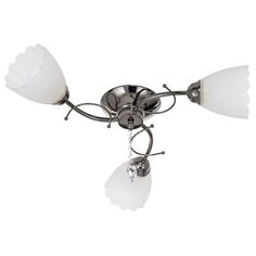 Люстра 53512/3AN WT, 3x40Вт E27, цвет чёрный хром ЭкономСвет