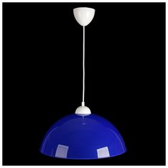 Люстра подвес "Сафари 2" 1 лампа 15W E27 синий Bayer Lux