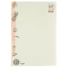 Сменный блок для тетрадей на кольцах А5, 50 листов без линовки «Фруктовое настроение», тонированный, 70 г/м2 Альт