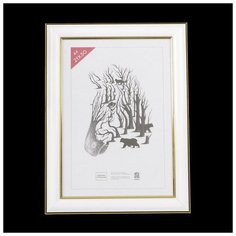 Фоторамка 21х30 см (600) пластик Зебра