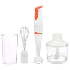 Блендер LuazON LBR-01, погружной, 500 Вт, 0.5/0.6 л, 2 скорости, оранжевый