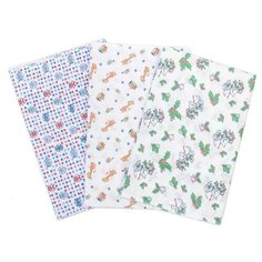 Набор пеленок (3 шт), размер 120х95 см, цвет микс ОСЬМИНОЖКА