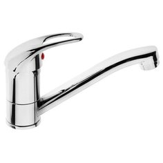 Смеситель для кухни ZEIN Z60350151, картридж керамика 35 мм, излив 15 см, без подводки, хром