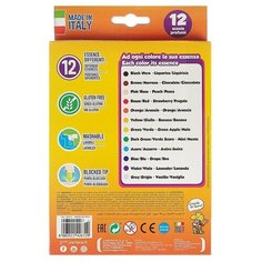 Фломастеры 8 цветов Carioca "Perfume" ароматизированные, смываемые, картон, европодвес