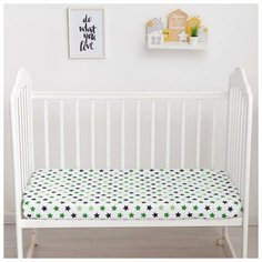 Простыня Крошка Я «Звездочки милитари» 100х150 см