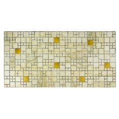 Панель ПВХ Мозаика Мрамор с золотом 955х480 мм шт Grace