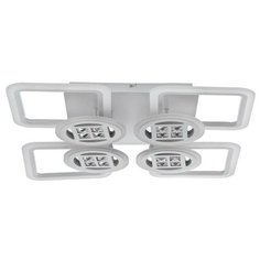 Люстра с ПДУ 1157/8 LED 192Вт 3000-6000К диммер белый 83х83х10 см Bayer Lux