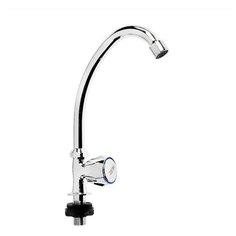 Моносмеситель ZEIN, кранбукса латунь 3/8" резина, без подводки, хром