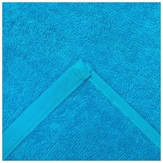 Полотенце махровое "Экономь и Я" 100х150 см голубой, 100% хлопок, 340 г/м²