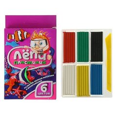 Пластилин GLOBUS «Лёпа», 6 цветов, 120 г Глобус