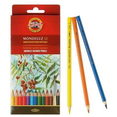 Карандаши акварельные набор 12 цветов, Koh- i- Noor Mondeluz 3716