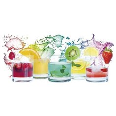 Фотообои К-064 «Радуга вкуса» (3 листа), 147 × 70 см Симфония