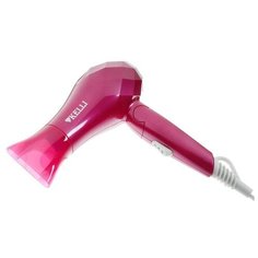 Фен KELLI KL-1124, 1800 Вт, 2 скорости, 2 температурных режима, розовый
