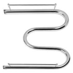 Полотенцесушитель водяной ТЕРА, М- образный, 600х500 мм, с полкой, наружная резьба 1 Tera