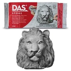 Паста для моделирования профессиональная серый жемчуг 1000г DAS STONE