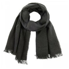 Палантин женский шерстяной, цвет тёмно- серый, размер 69х190 см Rossini