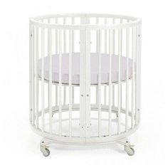 Простыня круглая «Крошка Я» 115х115 см, цвет серый, мако- сатин