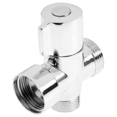 Дивертор ZEIN Z740, для смесителя, корпус цинк, керамика, с круглой гайкой, цвет хром