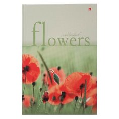 Ежедневник недатированный А5, 128 листов «Цветы», твёрдая обложка, глянцевая ламинация Альт