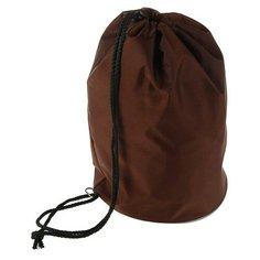 Мешок для обуви и мячей «Стандарт», круглое дно, 360х220 мм, коричневый Calligrata