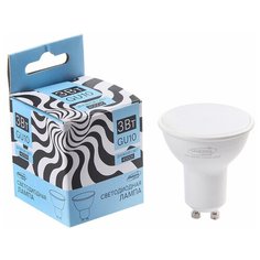 Лампа cветодиодная спот Luazon MR16, GU10, 3 Вт, 270 Лм, 4000 К, дневной свет