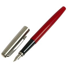 Ручка перьевая Parker Jotter Original F60 Red CT F, корпус из нержавеющей стали/пластика, синие чернила (R2096898)