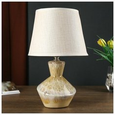 Лампа настольная 21189/1 E14 40Вт бежевый 20х20х29 см Risalux