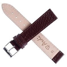 Ремешок для часов, мужской, 18 мм, натуральная кожа, тёмно- коричневый Ardi