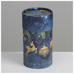 Дарите Счастье Коробка подарочная «Новогодние игрушки», 8 х 14,5 см