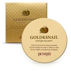 Гидрогелевые патчи для глаз petitfee gold snail hydrogel eye patch