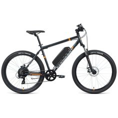 Электровелосипед Forward Cyclone Plus 26 2.0 disc 500w 2021 рост 19" темно-синий