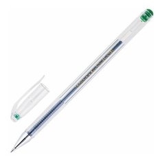 Ручка гелевая Crown Hi-Jell (0.35мм, зеленый) 12шт. (HJR-500B)