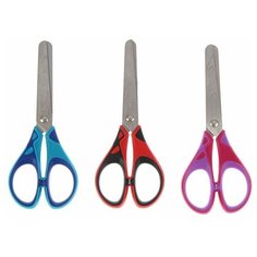 Ножницы детские 13 см, Essentials Soft, симметричные, прорезиненные ручки, дисплей, микс (1 шт Maped