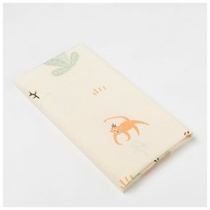 Пеленка "Крошка Я" Сафари 70*120 см, бязь, хлопок 100%