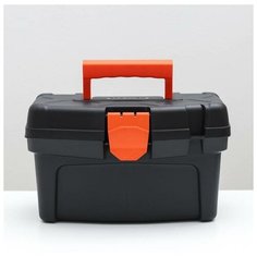 Ящик для инструментов Plastic Centre Master Economy, 12 л, чёрный оранжевый Nice&Price