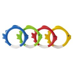 Кольца для подводной игры «Рыбки», цвета микс 55507 Intex