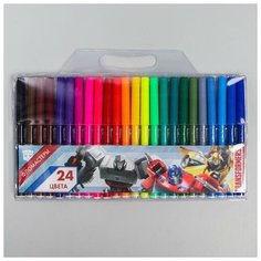 Фломастеры 24 цвета, Transformers Hasbro