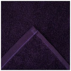 Полотенце махровое "Экономь и Я" 100х150 см фиолетовый , 100% хлопок, 340 г/м²