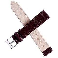 Ремешок для часов, мужской, 18 мм, натуральная кожа, тёмно- коричневый Ardi