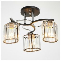 Люстра 91280/3 E27 40Вт черный- хром 54х54х25 см Bayer Lux