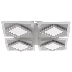 Люстра с ПДУ 10036/4 LED 120Вт 3000-6000К диммер 3D подсветка белый 59х59 см Bayer Lux