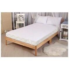 Наматрасник непромокаемый Бережный с резинкой по углам 140х200 см, хл 80%, п/э 20% Мерцана