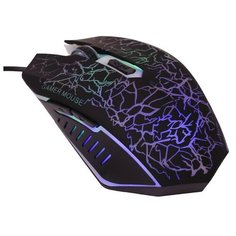 Мышь LuazON MB-2.9, игровая, оптическая, подсветка, покрытие soft- touch, 1.35 м
