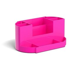 Настольная подставка- органайзер ErichKrause Victoria, Neon Solid, без/наполн, розовая 51485