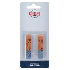 Набор ластиков 2 штуки Koh- I- Noor Blue Star 56-60, красно- синий, блистер