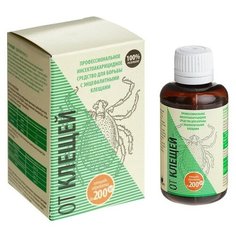 Средство от клещей, концентрат, флакон 50 мл в коробке Абсолют