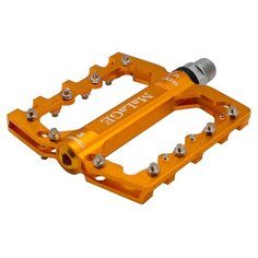 Велосипедные педали TBS mlg-CK539 алюминиевые CNC, 90х105х7мм, ось CrMo, 3 промподшипника, сменные шипы, вес 344г